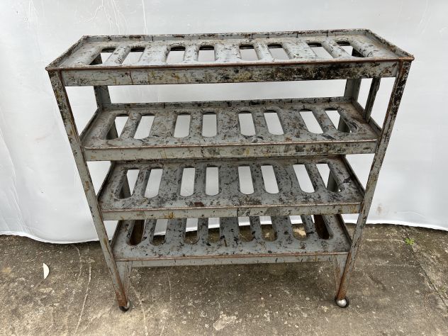 Carrello da calzolaio vintage per lavorazione calzature - Foto 2