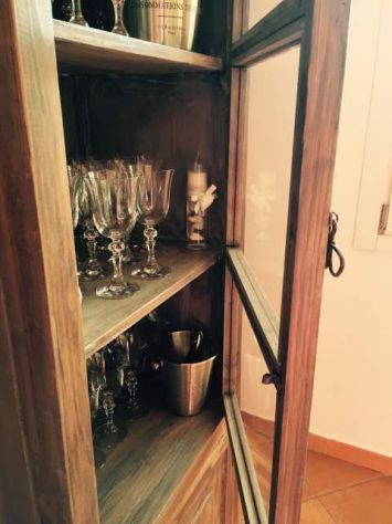 Mobili sala completa legno massello anticato - Foto 3