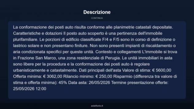 Immobile in asta di 10 m² in vendita a Perugia - Foto 7