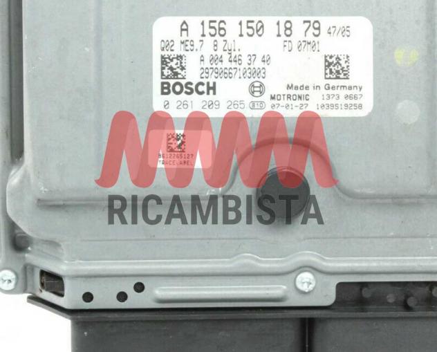 0261209265 A1561501879 Mercedes ML W164 6.3 AMG centralina motore Bosch - Foto 2