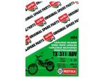 Catalogo ricambi motore Aprilia TX 311 ADV