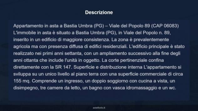 Immobile in asta di 155 m² con più di 5 locali e box auto in vendita a Bastia Umbra - Foto 10