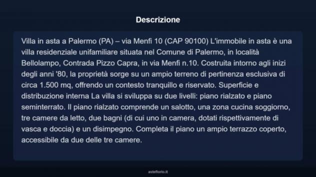 Immobile in asta di 1500 m² con più di 5 locali in vendita a Palermo - Foto 12