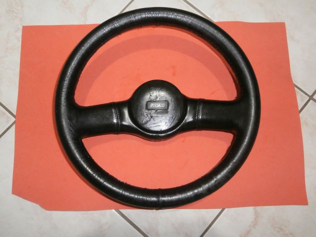 VOLANTE COMPLETO DI PULSANTE CLACSON FIAT CINQUECENTO ED SX SUITE SPORTING