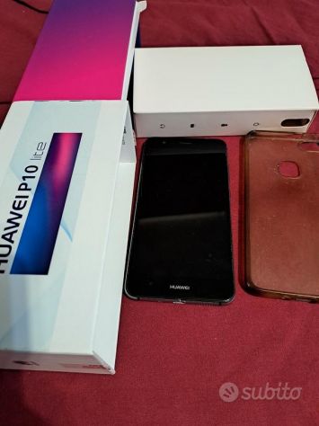 Yiizy Custodia Portafoglio In PU Per Huawei P10 Lite, Con Farfalla, Fessure Per Carte E Supporto, Viola - 2