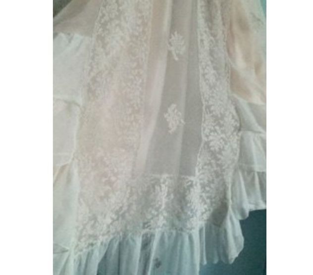 VESTITINO PER BATTESIMO IN SATIN DI SETA - Foto 3
