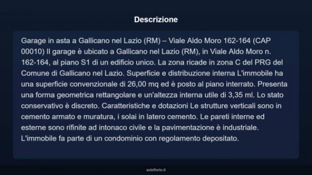 Immobile in asta di 26 m² in vendita a Gallicano nel Lazio - Foto 10