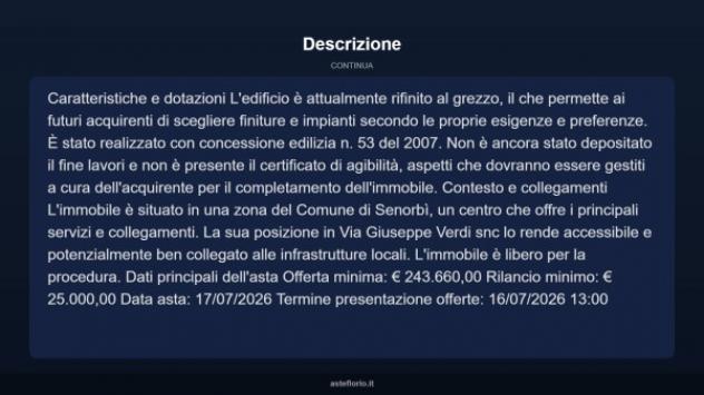 Immobile in asta di 400 m² in vendita a Senorbì - Foto 9