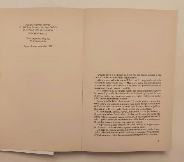 I ponti di Budapest.La vera storia di Schimmel/Joyce Gabriel 1°Ed.Rizzoli,1999 - Foto 4