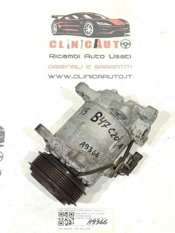 COMPRESSORE A/C BMW Serie 2 Active Tourer (F45) 9295050 6452-9295050-06 B47D20A diesel 1995 (1418)