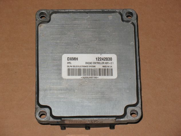 12242030 ECU CENTRALINA MOTORE OPEL ASTRA ZAFIRA DXMH 12242030 HSFI-2.1 - Foto 3