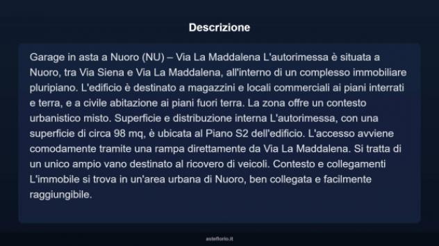 Immobile in asta di 98 m² in vendita a Nuoro - Foto 10