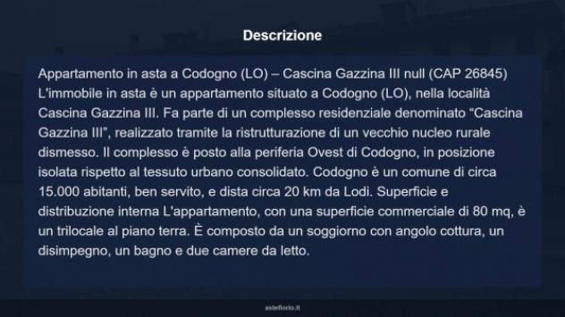 Immobile in asta di 80 m², box auto doppio in vendita a Codogno - Foto 7