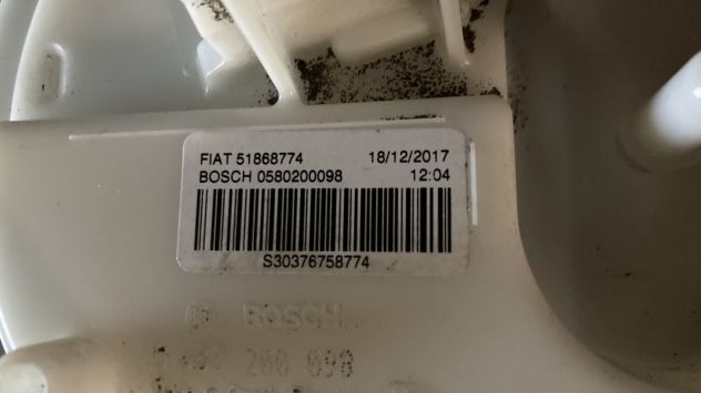 Pompa carburante Alfa Romeo Mito 1.4 benzina del 2018 (51868774) - Foto 4