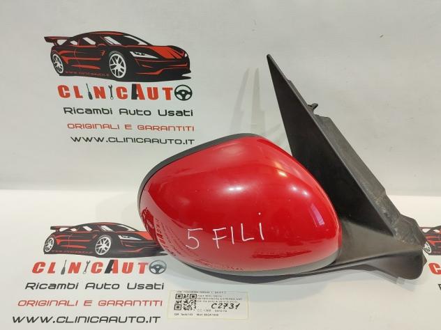 SPECCHIETTO RETROVISORE DESTRO FIAT 500 L Serie (351_352) 735558566 026344 843A1000 (12) - Foto 2