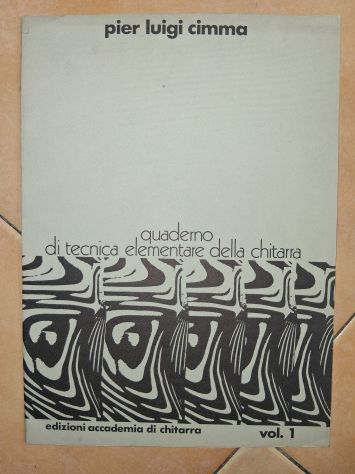 Blocco di 9 Spartiti e Corsi di Chitarra Vintage di Cimma - Gangi - Carcassi - Foto 9