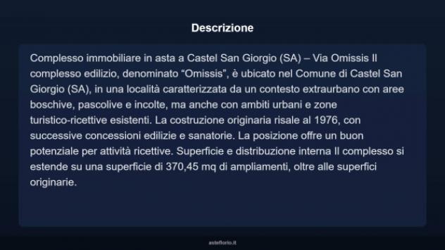 Immobile in asta di 370 m² in vendita a Castel San Giorgio - Foto 4