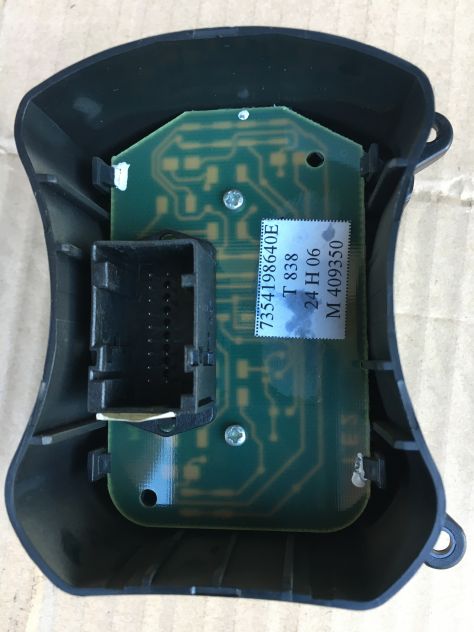 Pulsantiera Centrale 4 frecce Retronebbia Sbrinatore FIAT Doblo 2003 serie 223 - Foto 2