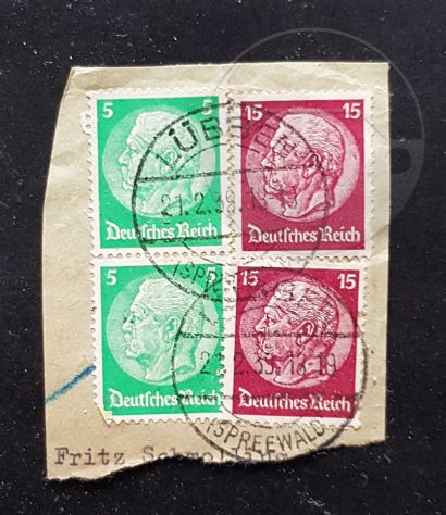 GERMANIA francobolli su Frammenti di busta - Foto 5