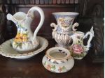 Ceramiche originali di Bassano firmate, decorate a mano