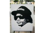 Quadro Eazy E dipinto a mano pop art