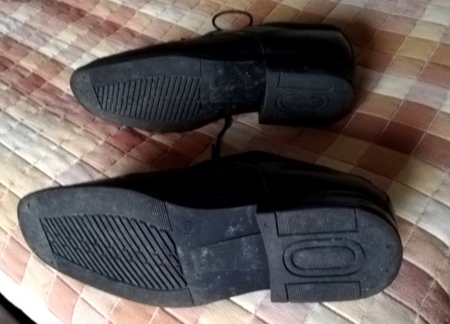 Scarpe uomo classiche stringate nere taglia 42 - Foto 5