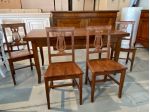 NUOVA SEDIA IN VERO LEGNO MASSELLO, SEDUTA IL LEGNO, FINITURA BASSANO