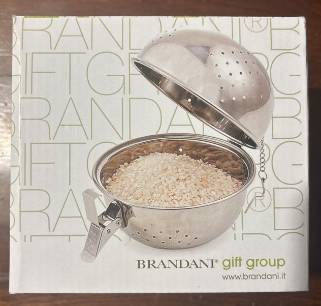 Brandani – Sfera Cuoci Riso in Acciaio Inox – Nuova con Scatola