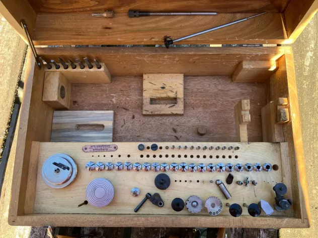 Tornio Boley per orologiaio Pinza da 8 mm - Foto 4
