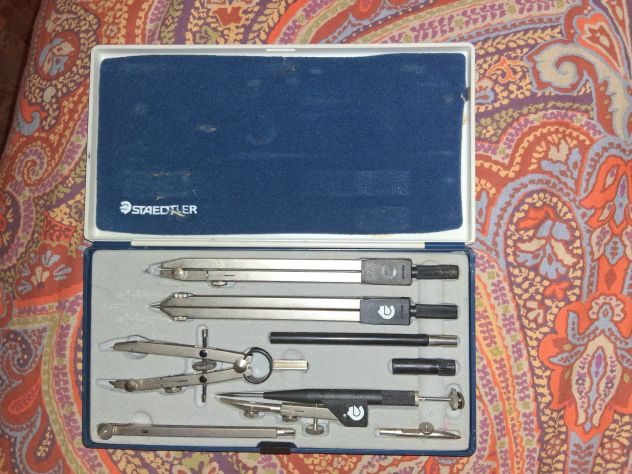 Set Strumenti da disegno tecnico Compasso Staedtler Ciclo 554 16 Vintage - Foto 2