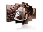 Quadro Con La Tazza Di Caffè Cm.100x50 E 200x100 - ARREDALACASA