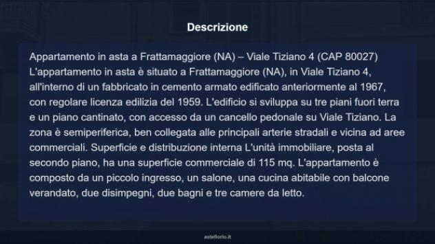 Immobile in asta di 115 m² con più di 5 locali in vendita a Frattamaggiore - Foto 16