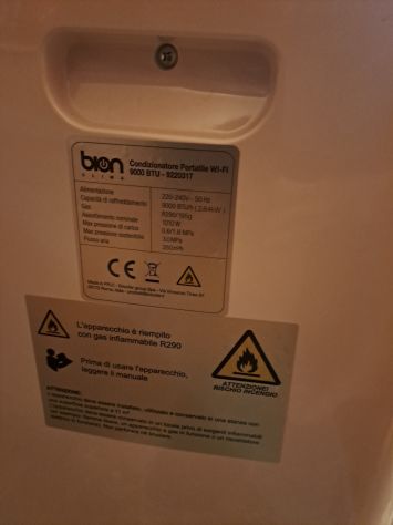 Condizionatore portatile Bion 9000 BTU wi-fi - Foto 2