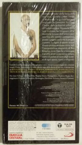 Videocassetta VHS Gandhi con Ben Kingsley Cinema per sempre nuova sigillata - Foto 2