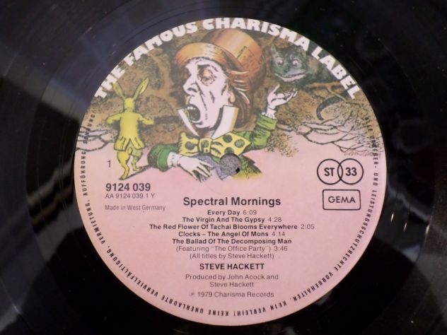 STEVE HACKETT (Genesis) Spectral Mornings - LP / 33 giri 1979 Charisma - Foto 3