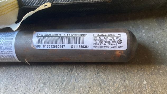 Airbag a tendina SX Fiat Punto Evo del 2013 (51885338) - Foto 2
