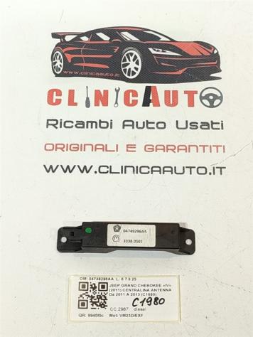 CENTRALINA ANTENNA JEEP Grand Cherokee 4° Serie 04749296AA VM23D/EXF (1121)