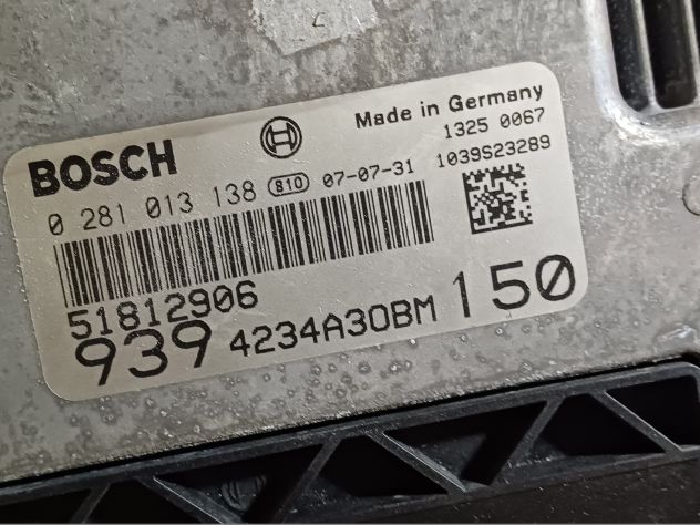 Centralina Motore Iniezione ECU BOSCH 0281013138 ALFA ROMEO 159 X3/X9 1.9 552046 - Foto 6