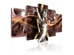 Quadro Innamorati Dorati 100x50 E 200x100 ARREDALACASA