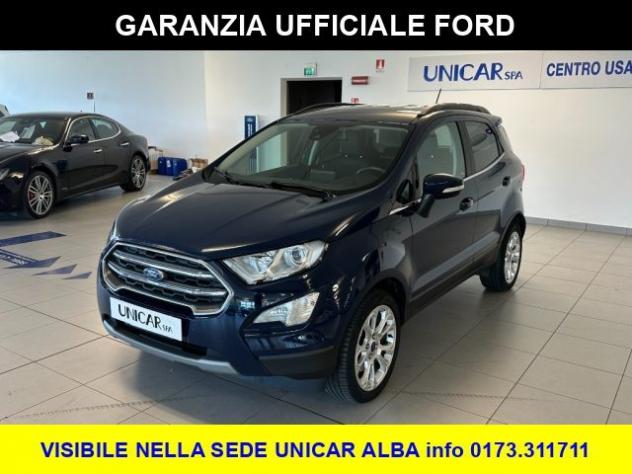 FORD EcoSport 1.000 BENZINA 125 CV TITANIUM + GARANZIA UFFICIALE rif. 23952745