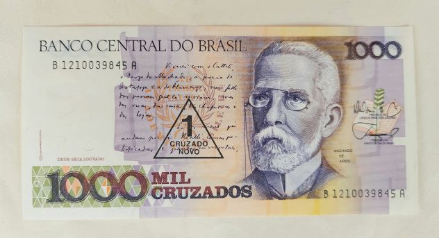 Banco Central do Brasil Banconota 1000 Mil Cruzados