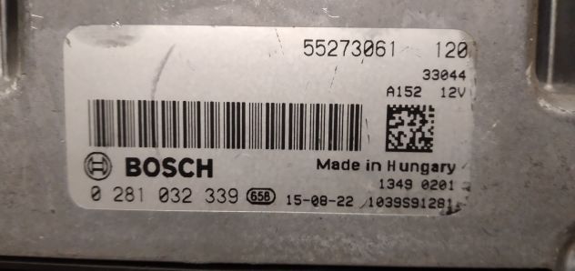 ECU Fiat 500L 1.6 JTD MP BOSCH 0281032339 EDC17C69 55280913 - Foto 3