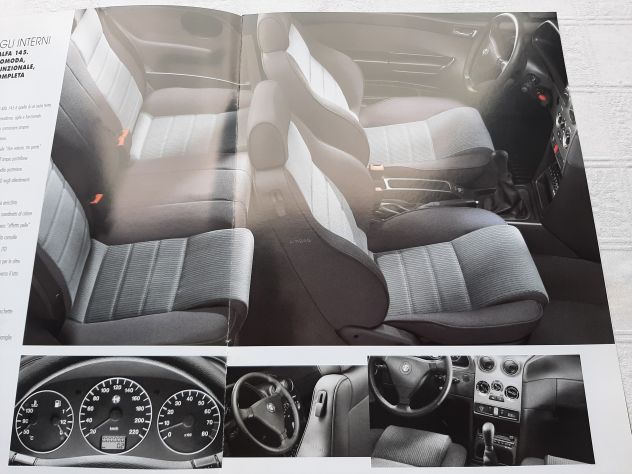 ALFA ROMEO 145 DEPLIANT ORIGINALE - Foto 4