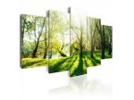 Quadro Foresta Magica - Verde - 100x50 E 200x100 - ARREDALACASA