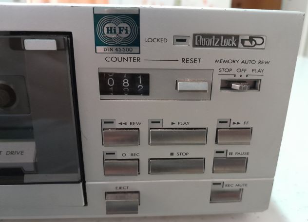 Piastra A Cassette audio JVC stereo deck model DD-7E VINTAGE non funzionante. - Foto 7