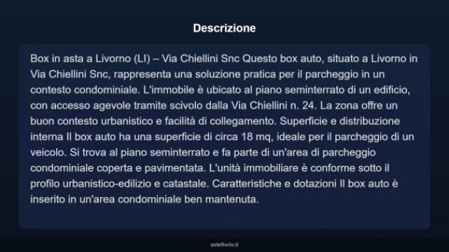 Immobile in asta di 18 m² in vendita a Livorno - Foto 3