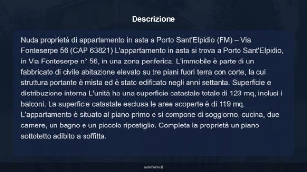 Immobile in asta di 123 m² in vendita a Porto Sant'Elpidio - Foto 9