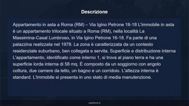 Immobile in asta di 58 m² in vendita a Roma - Foto 9