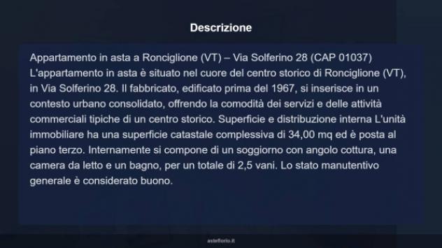 Immobile in asta di 34 m² in vendita a Ronciglione - Foto 16