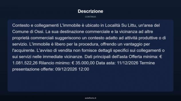 Immobile in asta di 1400 m² in vendita a Ossi - Foto 7